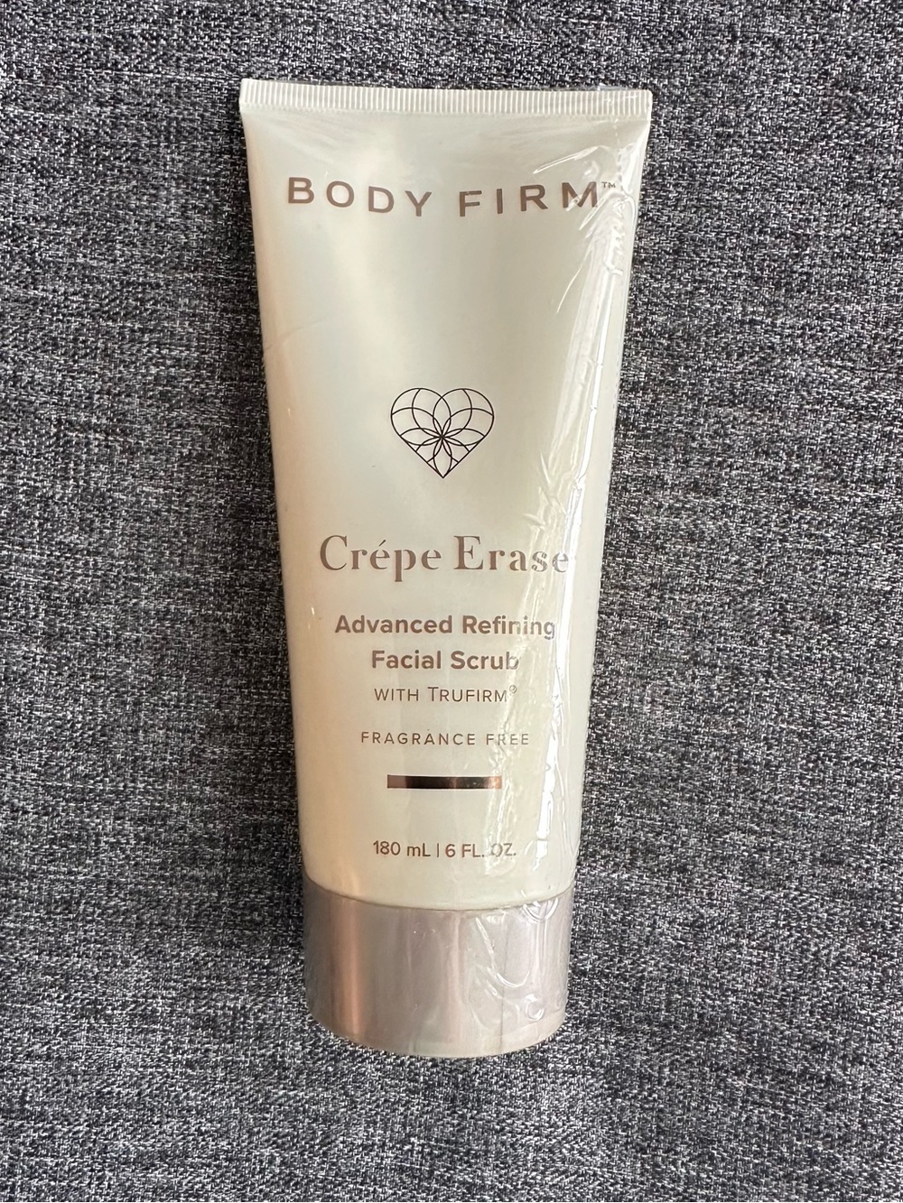 NEW Body Firm Crepe Erase Advanced Refining Facial Scrub TruFirm Full Size 6oz